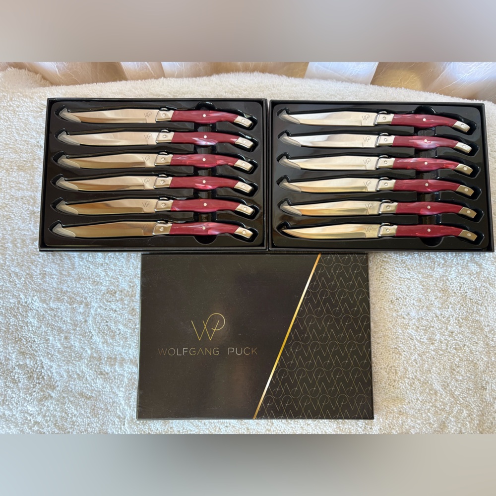 NIB 2-Wolfgang Puck 6-Piece Steak Knife Sets-Will Sell Separately-$25 Per Set